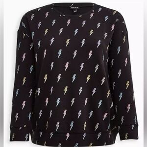 Torrid SOFT Fleece Lighting BOLT Sweater & Jogger Set